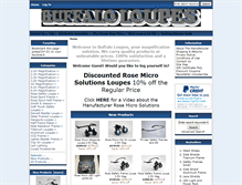 Tablet Screenshot of buffaloloupes.com